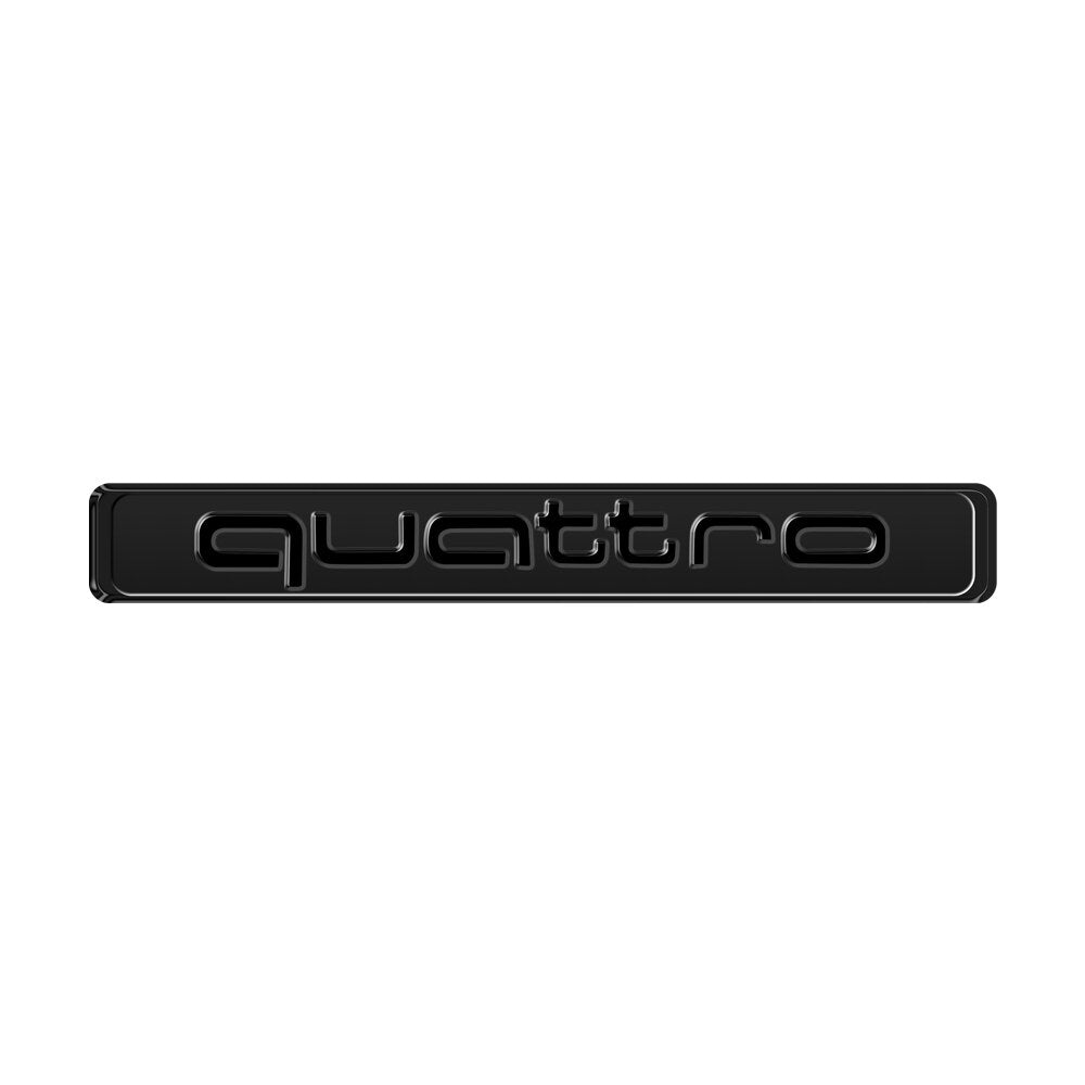 Logo emblème Quattro adhésif pour carrosserie Audi
