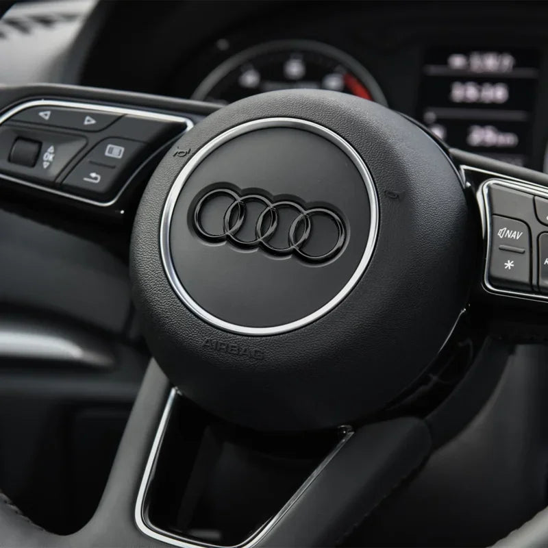 Logo anneaux Audi pour centre de volant