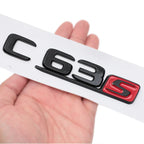Logo noir Mercedes Classe C W205 C43 C63S AMG