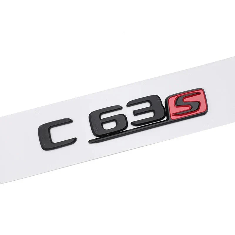 Logo noir Mercedes Classe C W205 C43 C63S AMG