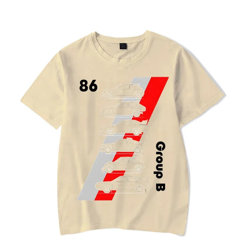 T-shirt vintage Rallye Groupe B 1986 - Collection passion