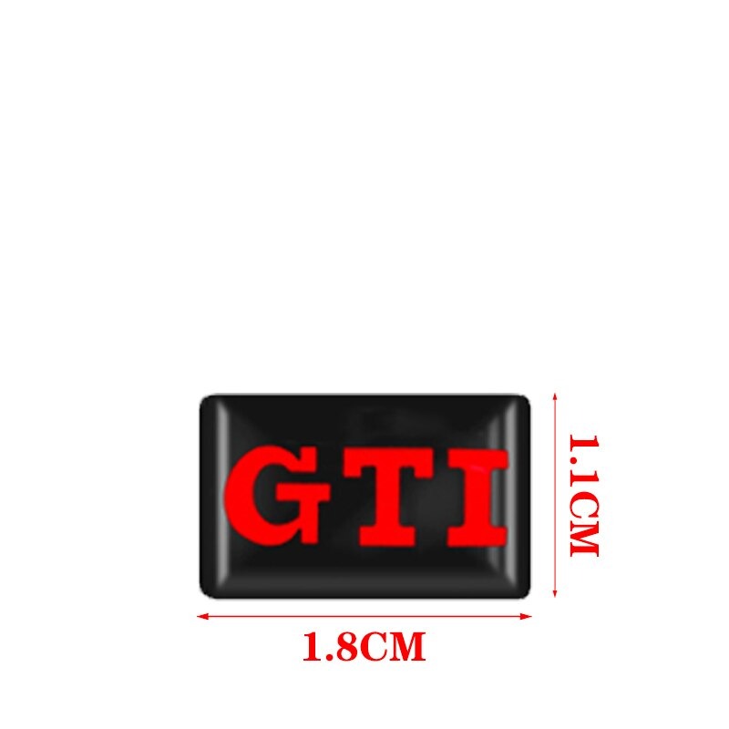 Lot de 10 autocollants logos GTI / R pour Volkswagen