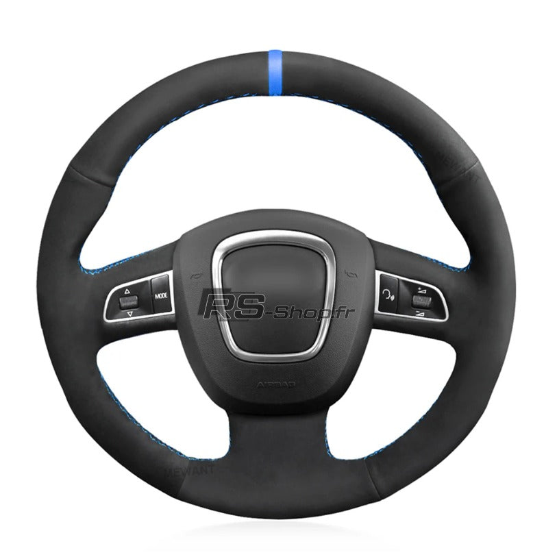 Couvre-volant spécifique Audi A4 S4 RS4 B7 - Volant 3 branches