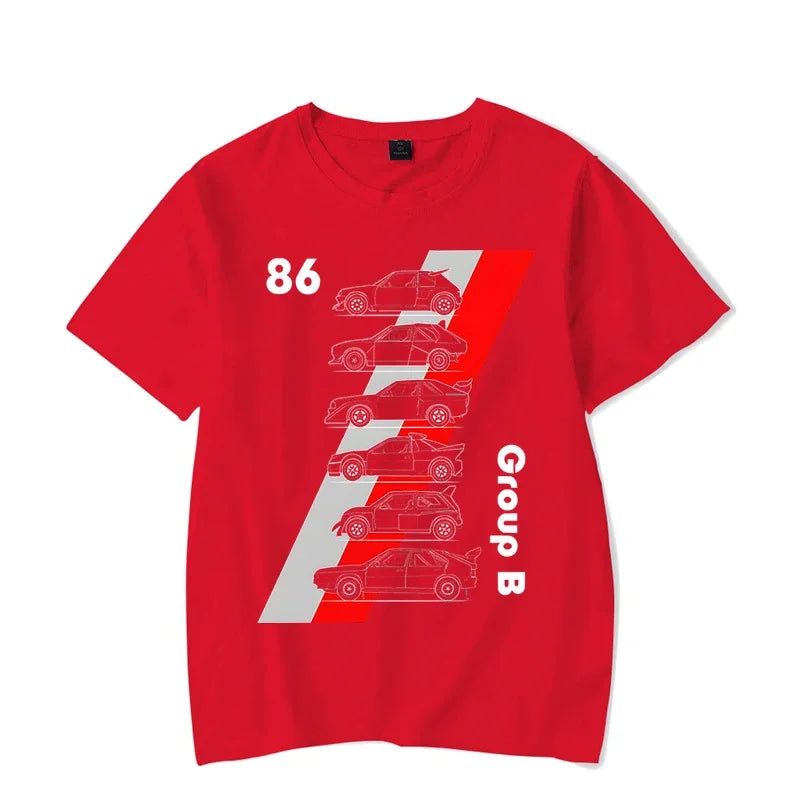 T-shirt vintage Rallye Groupe B 1986 - Collection passion