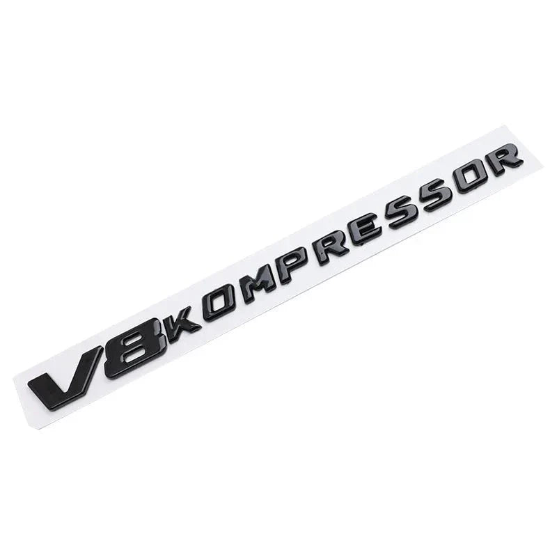 Logo monogramme V6 / V8 Kompressor pour Mercedes-Benz