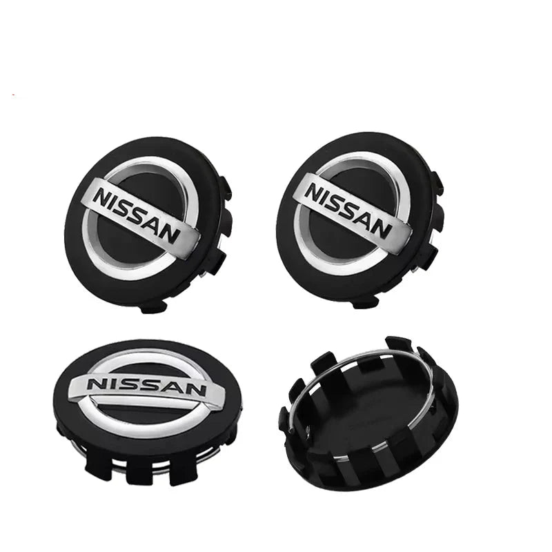 Logos Centraux de Roue pour Jantes Alliage Nissan - Remplacement OEM
