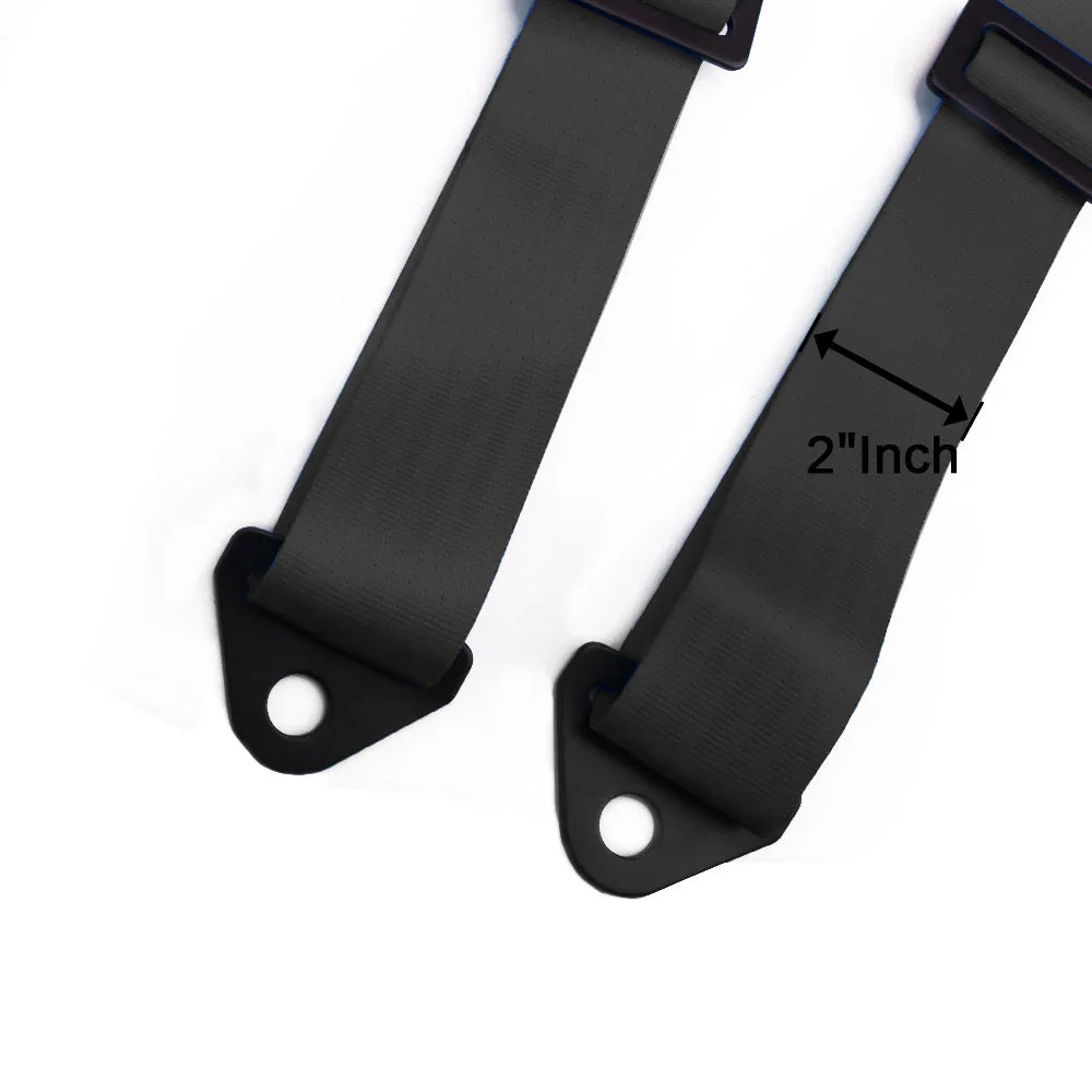 Ceinture de Sécurité Harnais 4 Points Universel pour Siège Baquet