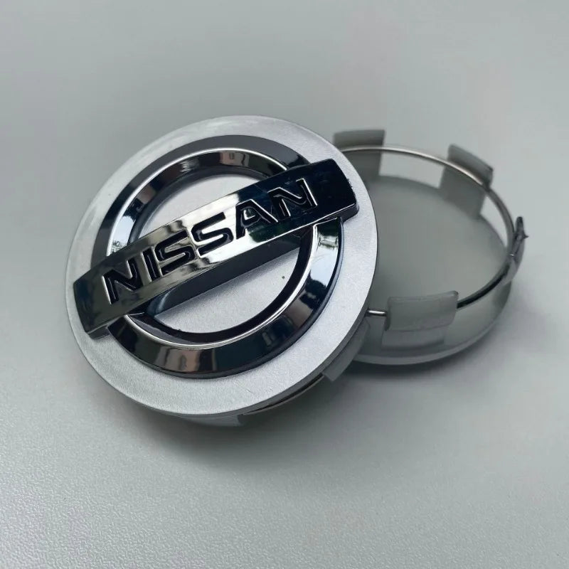 Logos Centraux de Roue pour Jantes Alliage Nissan - Remplacement OEM