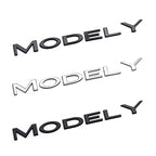 Logo arrière noir mat Tesla Model 3 / Model Y
