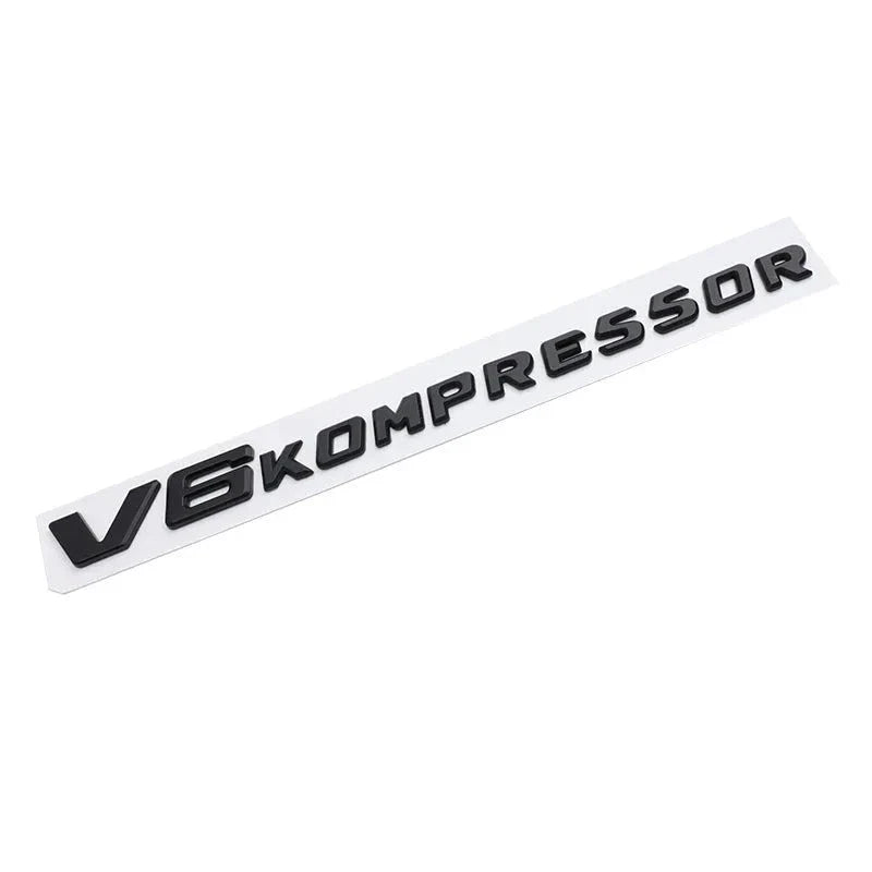 Logo monogramme V6 / V8 Kompressor pour Mercedes-Benz