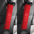 Fourreaux de ceinture en Alcantara logo GTI - Look Racing