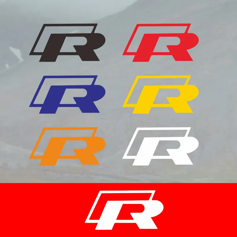 Autocollant logo R performance pour Volkswagen Golf