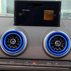 Kit de 4 Inserts Décoratifs d'Aérateurs Aluminium pour Audi A3 S3 RS3 8V