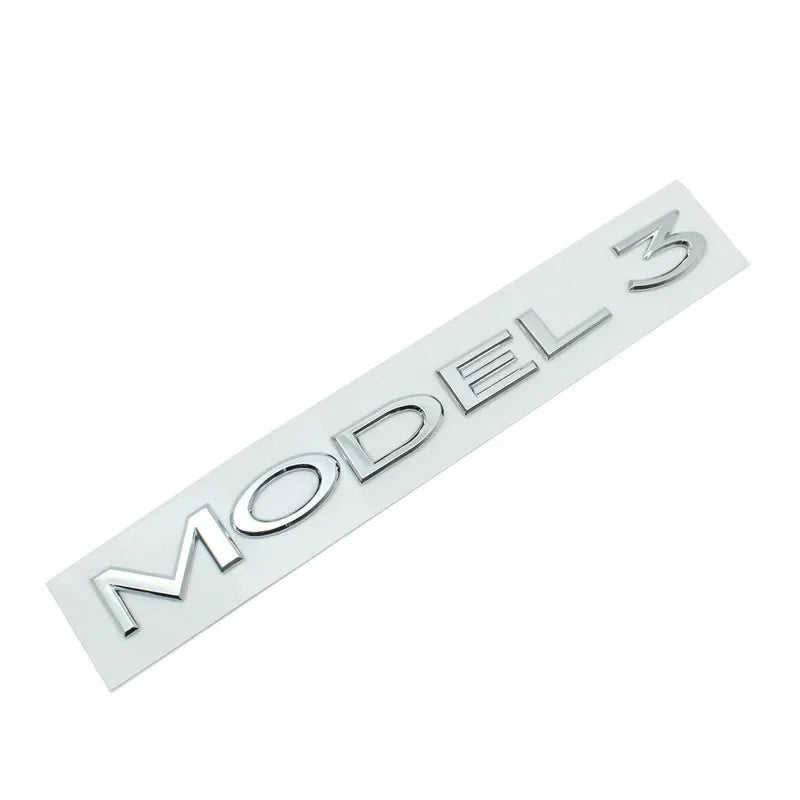 Logo arrière noir mat Tesla Model 3 / Model Y