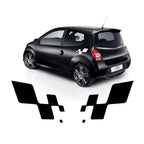 Kit Stickers Logos Renault Sport RS pour Carrosserie et Vitres