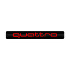 Logo emblème Quattro adhésif pour carrosserie Audi