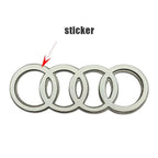 Logo anneaux Audi pour centre de volant