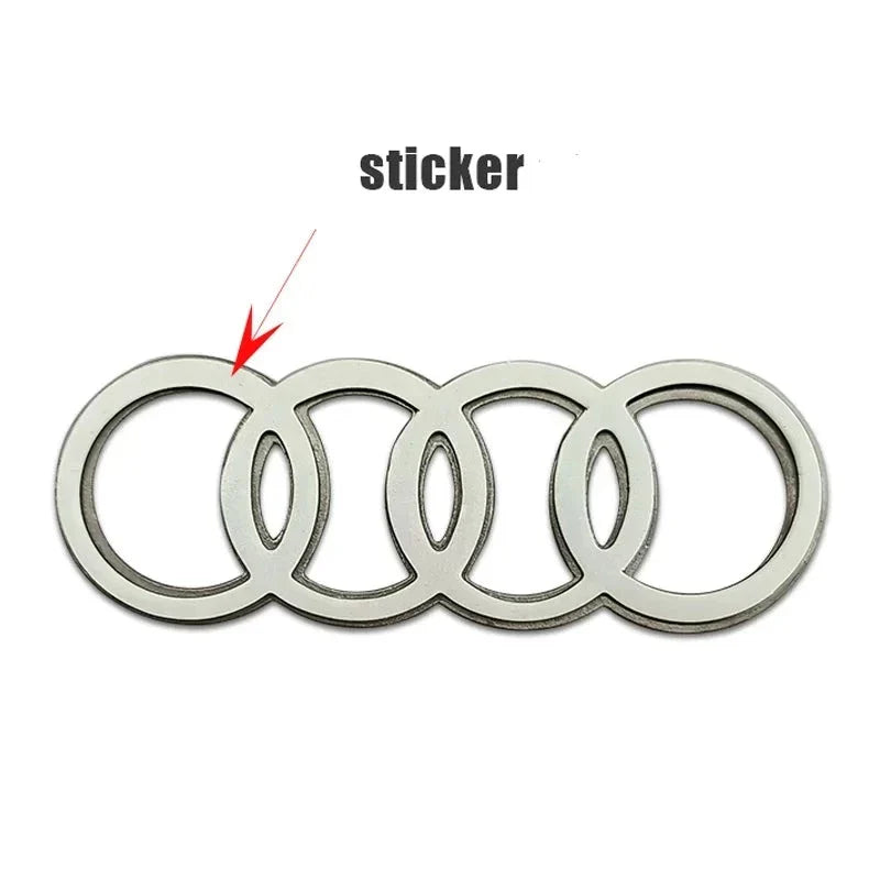 Logo anneaux Audi pour centre de volant