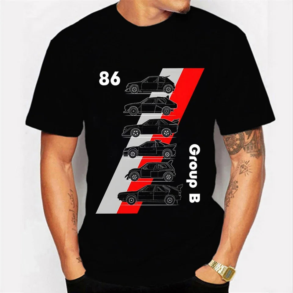 T-shirt vintage Rallye Groupe B 1986 - Collection passion