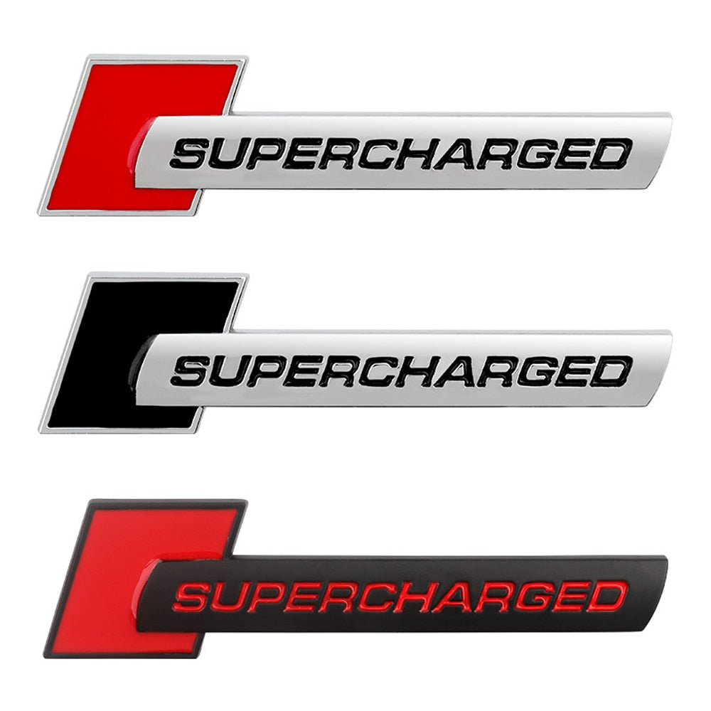 Logo Supercharged pour Audi V6T