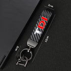 Porte-clés motorisation TDI - Finition look carbone