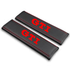 Paire de protège-ceintures de sécurité logo Volkswagen GTI