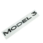 Logo arrière noir mat Tesla Model 3 / Model Y