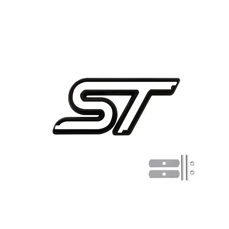 Logo ST rouge pour calandre et coffre Ford