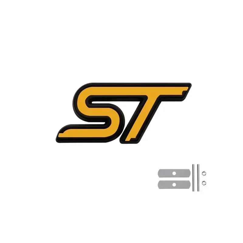 Logo ST rouge pour calandre et coffre Ford