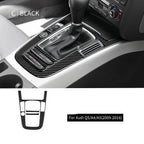 Insert de Console Centrale Look Carbone pour Audi A4 A5 Q5 B8