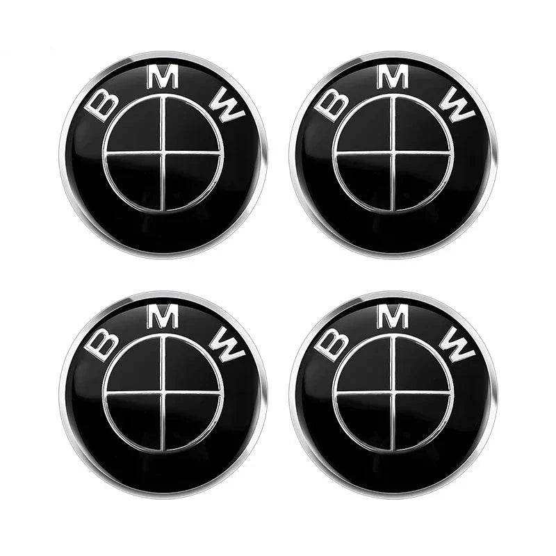 Logos centre de roues BMW - Lot de 4