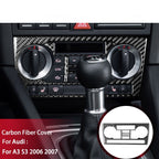 Autocollant 3D Carbone pour Console Centrale Audi A3 S3 RS3 8P
