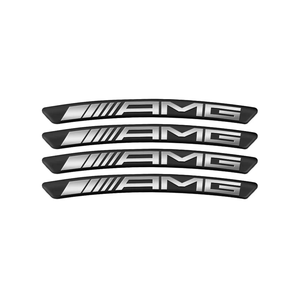 Autocollant logo Mercedes-AMG pour jantes ou carrosserie