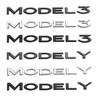 Logo arrière noir mat Tesla Model 3 / Model Y