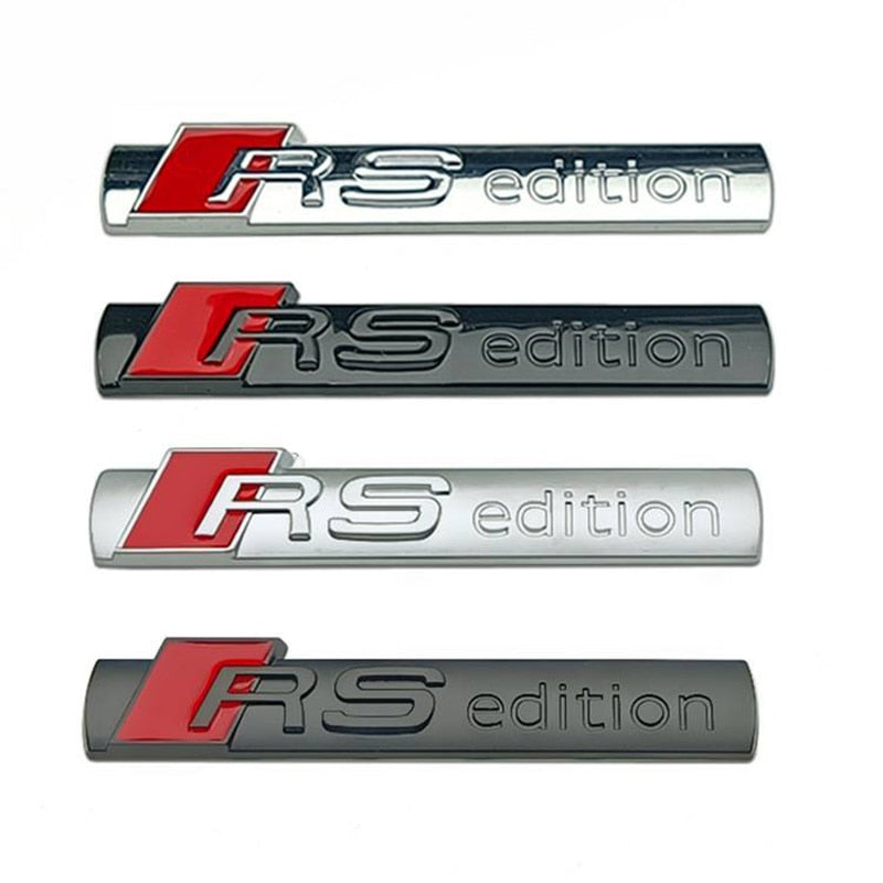 Logo badge RS Edition universel carrosserie