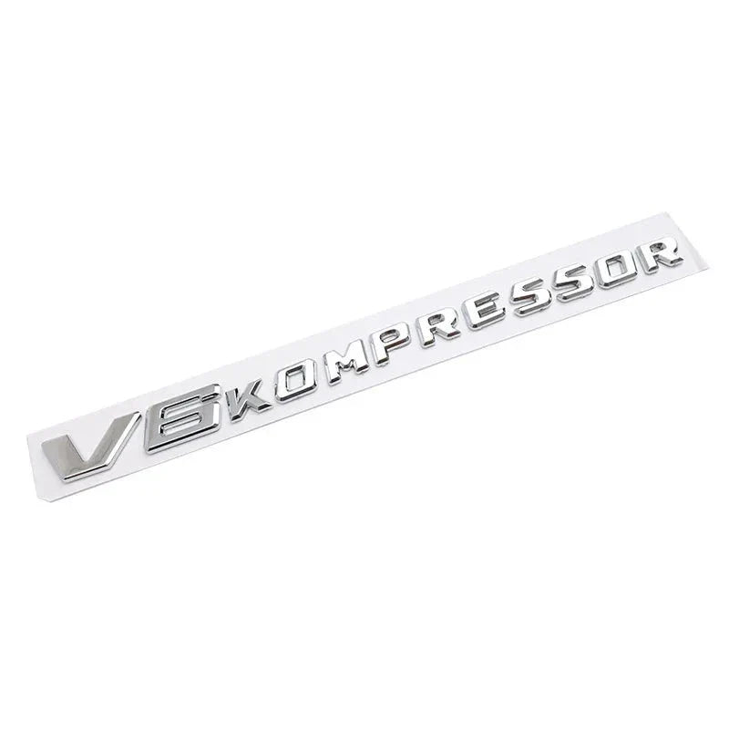 Logo monogramme V6 / V8 Kompressor pour Mercedes-Benz