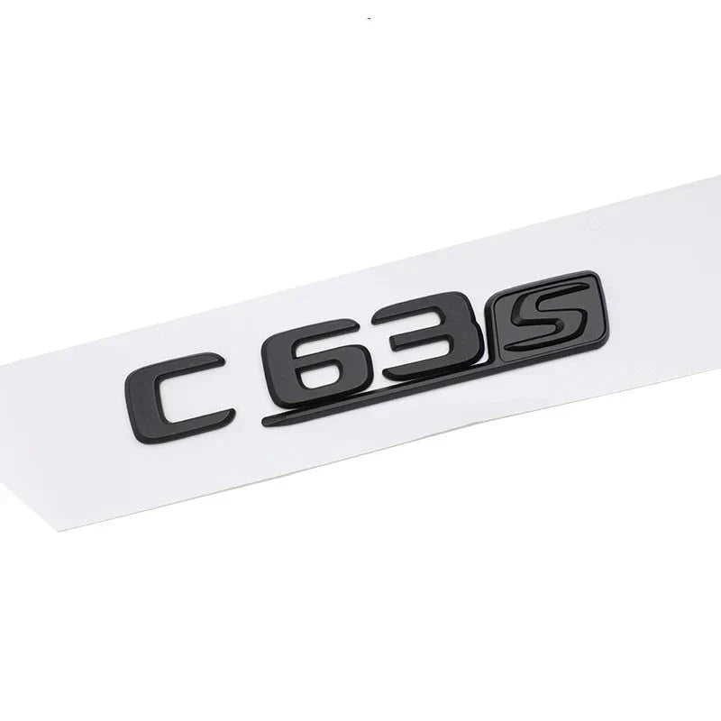 Logo noir Mercedes Classe C W205 C43 C63S AMG