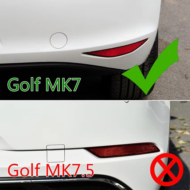 Splitters Canards de Pare-Choc Arrière pour VW Golf VII GTI / Golf R