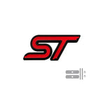 Logo ST rouge pour calandre et coffre Ford