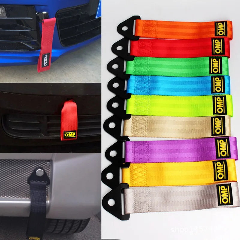 Sangle de remorquage sport haute résistance pour circuit