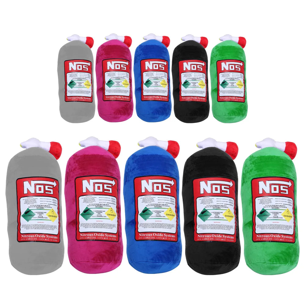Peluche décorative habitacle design bouteille de gaz NOS