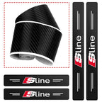 Protections de seuil de porte adhésives logo Audi S-line