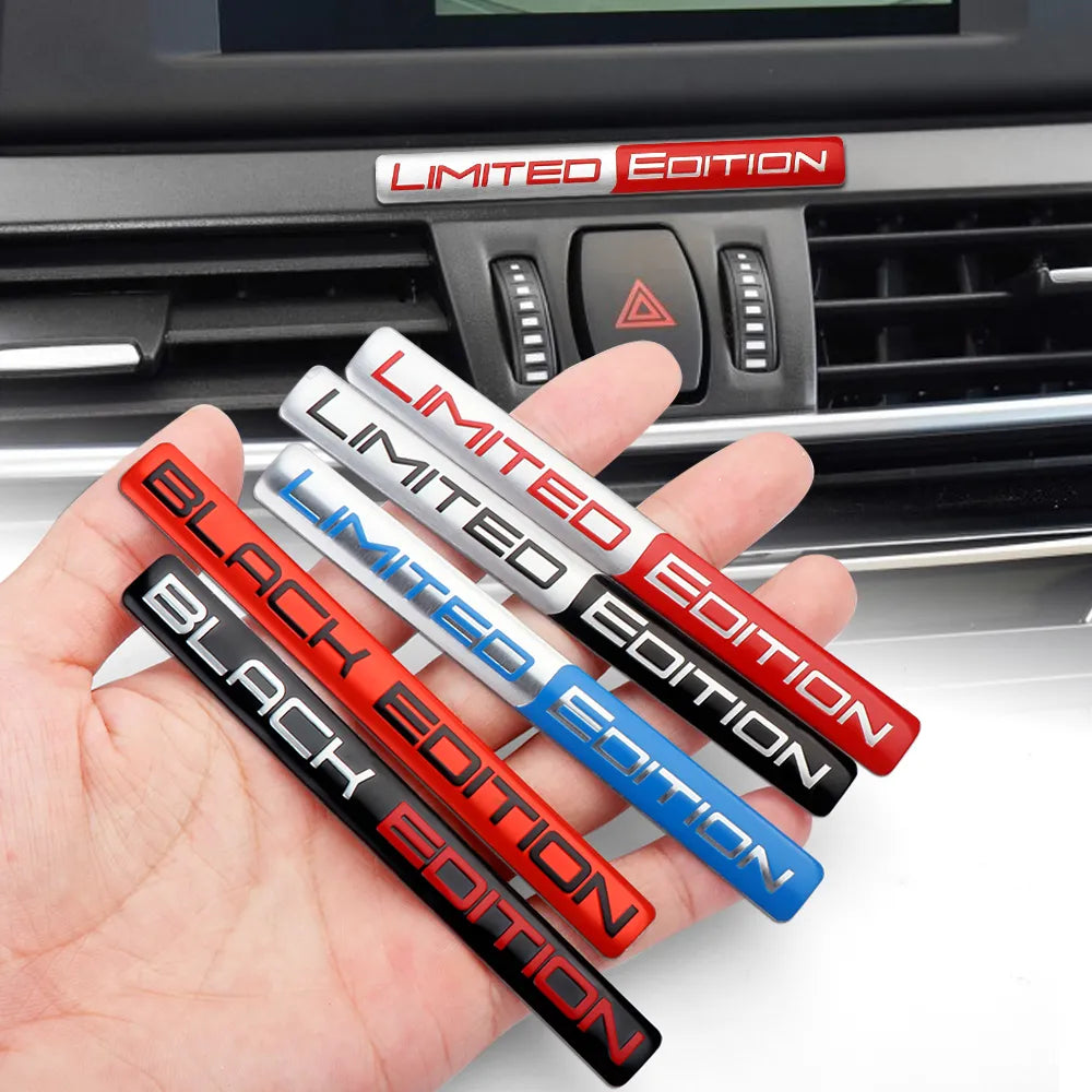 Autocollant badge Limited Edition / Black Edition universel