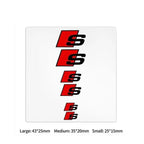 Kit de 6 Autocollants logo Audi S-Line et RS pour carrosserie