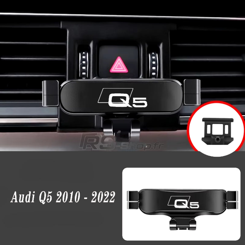 Support téléphone spécifique tableau de bord Audi Q5 8R / FY