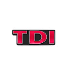 Logo TDI pour coffre Audi et Volkswagen