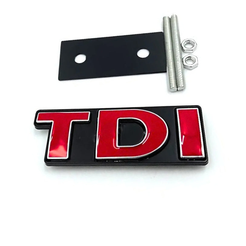 Logo TDI pour coffre Audi et Volkswagen