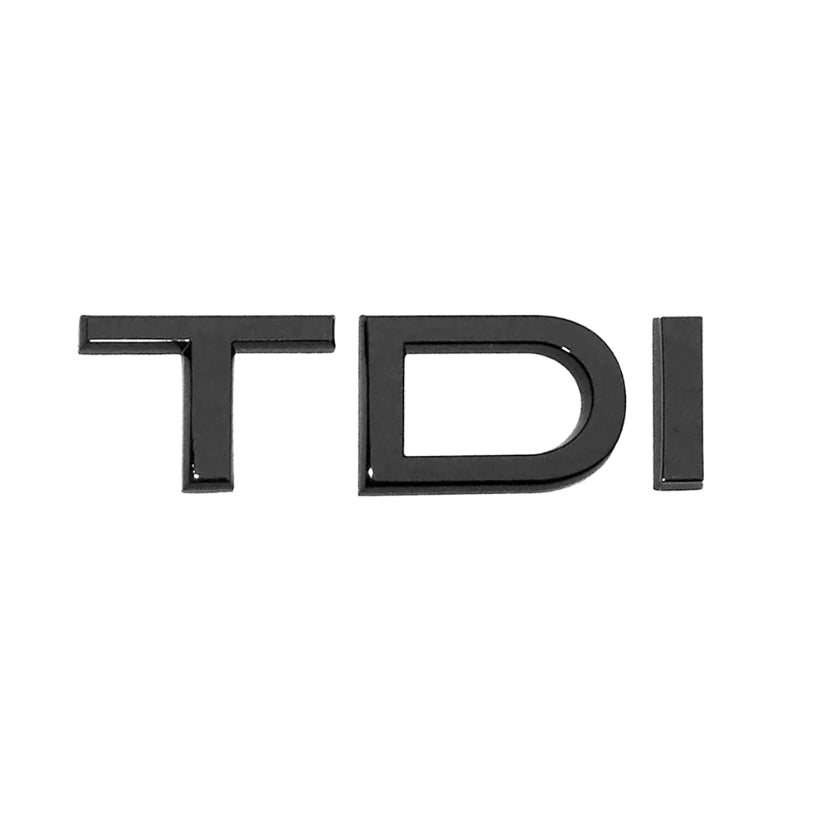 Logo TDI pour coffre Audi et Volkswagen