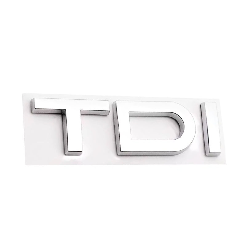 Logo TDI pour coffre Audi et Volkswagen