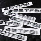 Logo monogramme TFSI / TSI adhésif compatible Audi et VW
